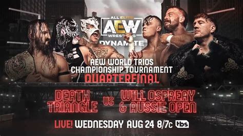 Death Triangle vs. Will Ospreay and Aussie Open Set for AEW Dynamite