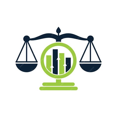 Premium Vector | Justice finance logo vector template. creative law firm with graph logo design ...