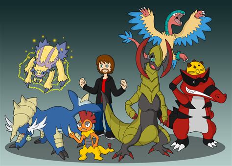 Pokemon Black Elite Four Team by 0parkp on DeviantArt