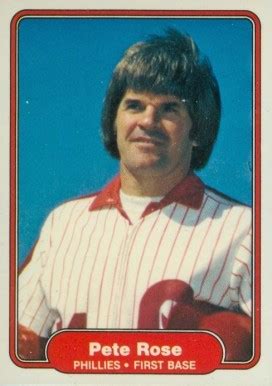 1982 Fleer Pete Rose #256 Baseball Card Value Price Guide