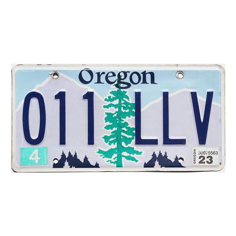 2023 Oregon #011LLV | Real OR License Plates