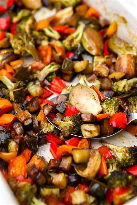 Balsamic Roasted Vegetables - The Hidden Veggies