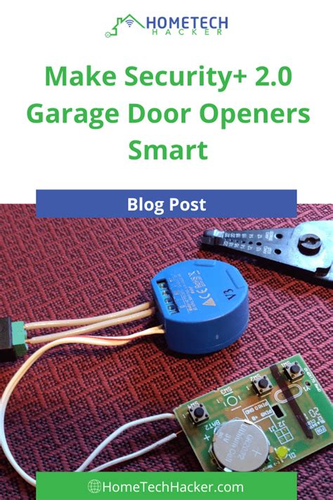 DIY Garage Door Opener w/ Security+ 2.0 GDOs - HomeTechHacker