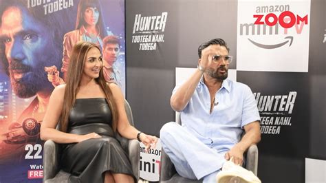 The stellar Cast of Hunter Esha Deol & Suniel Shetty In a Special Conversation with Parul ...