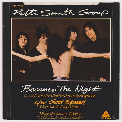 Bruce Springsteen Collection: Patti Smith Group -- Because The Night