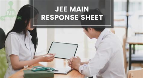 JEE Main Response Sheet 2025 for Session 1 (PDF Download)