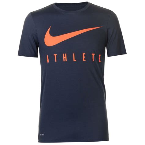 Mens Nike Athletic Dry T Shirt Blue, T-Shirts | Nielsen Animal