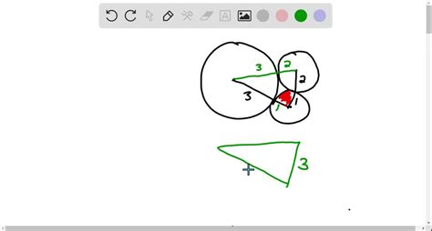 SOLVED:Three circles with radii 1,2, and 3 ft are externally tangent to ...