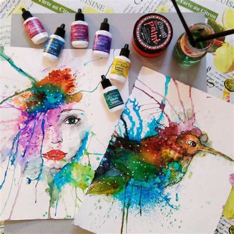 Loose watercolor technique | Ken Oliver Color Burst | Abstract watercolor paintings tutorials ...