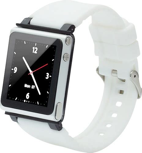 Best Buy: iWatchz Q Series Watch Band for 6th-Generation Apple® iPod® nano White 8075725