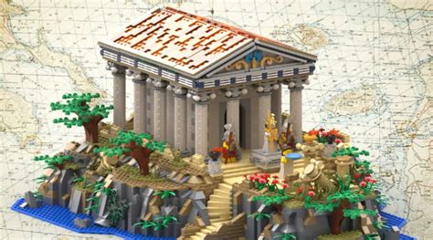 Greek out as LEGO temple reaches the LEGO Ideas review stage