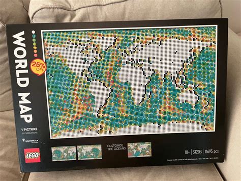 Lego World Map, Hobbies & Toys, Toys & Games on Carousell