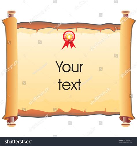 Old Paper Vector Roll - 58664719 : Shutterstock