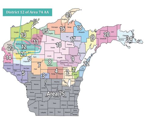 District 12 Map – Alcoholics Anonymous District 12