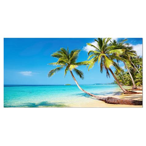 Designart - Tropical Beach - Photography Seascape Canvas Print | Michaels