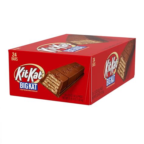 Kit Kat Big Kat Chocolate Candy Bars, 1.5 Ounce (24 Pack) - Walmart.com