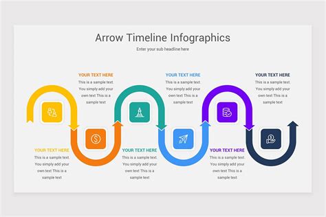 Arrow Timeline PowerPoint Template | Nulivo Market