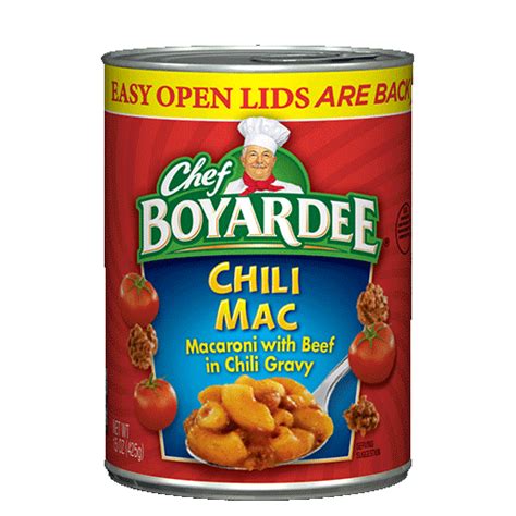 Chili Mac Can | Chef Boyardee