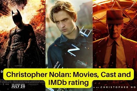 Christopher Nolan: Movies, Cast and IMDb rating. - NY Celebs ...