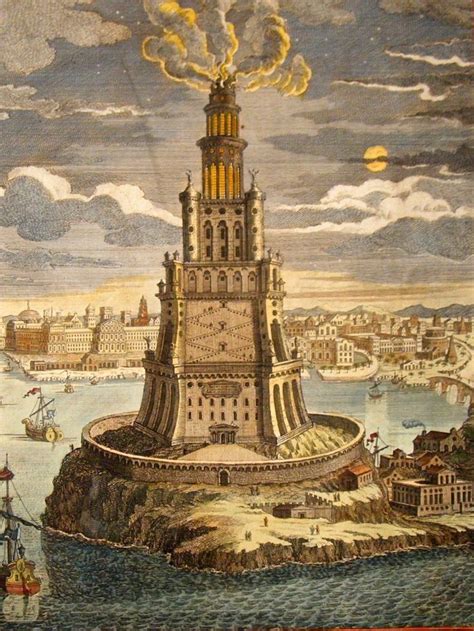 The Lighthouse of Alexandria was one of the premier examples of ...