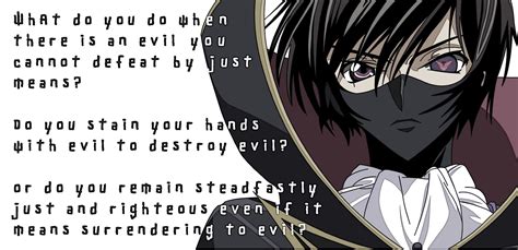 Lelouch Lamperouge quote | Code geass, Anime rules, Anime qoutes