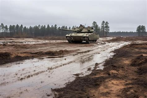 Premium AI Image | leopard tank at nato forces exercises