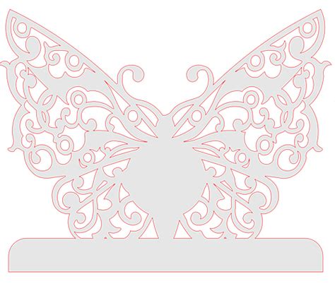 Butterfly Clock Pattern – Free Scroll Saw Patterns