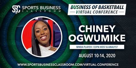 Chiney Ogwumike, WNBA Player and ESPN Host & Analyst, to be a featured ...