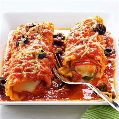 Pizza-Style Manicotti Recipe | Taste of Home