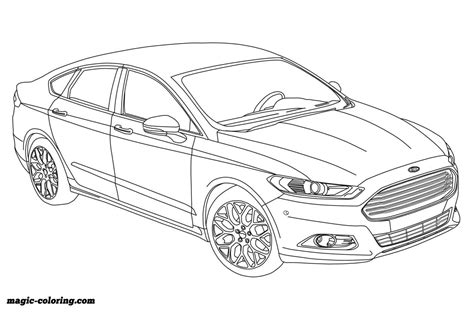 Ford Focus Coloring Pages