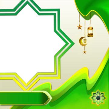 Twibbon Islamic Bright Green Background, Twibbon, Bright Green Background, Islamic Bright Green ...