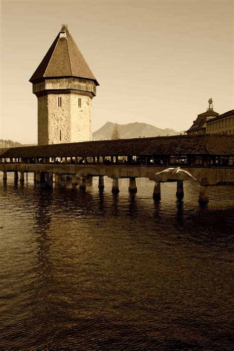 Luzern Chapel bridge | Stock image | Colourbox