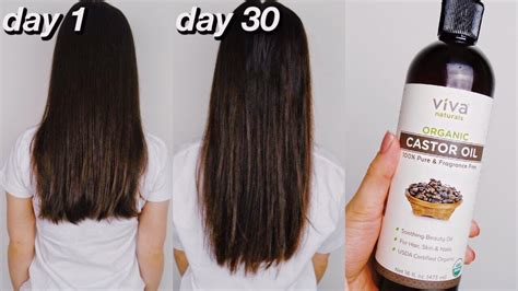 30 DAYS OF CASTOR OIL FOR HAIR GROWTH - YouTube