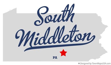 Map of South Middleton, PA, Pennsylvania