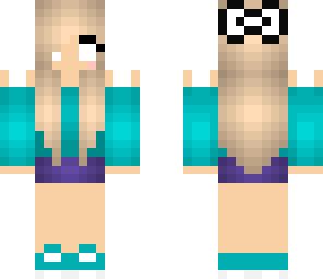 herobrine girl | Minecraft Skin