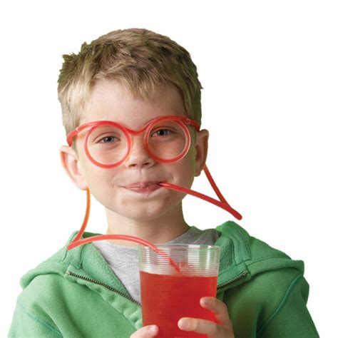 Crazy Straw Drinking Drinks Glasses Novelty Tube Kids Gift Party Plastic Games | eBay