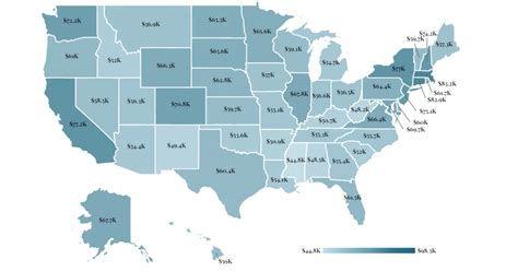 Per Capita Income by State 2023 - Wisevoter