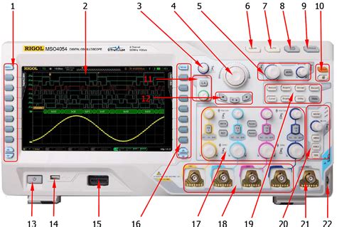 Rigol DS4024 200 MHz Digital Oscilloscope with 4 Channels | TEquipment