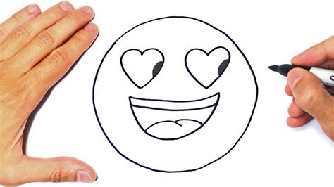 How to draw a Smiley for kids | Smiley Easy Draw Tutorial - YouTube