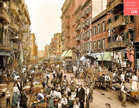 New York, Mulberry Street 1900