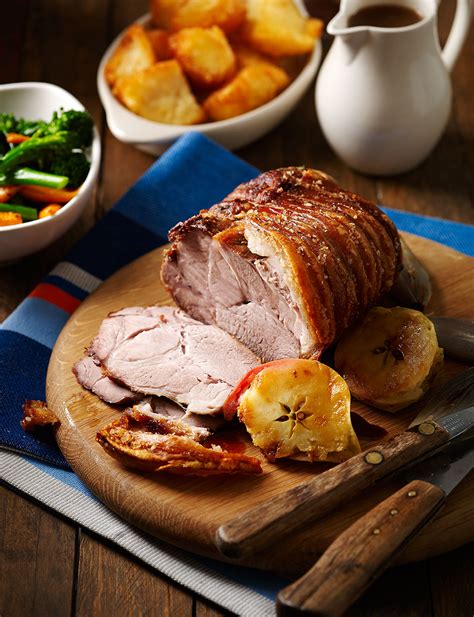 Roast pork shoulder with crackling and cider gravy | Sainsbury`s Magazine