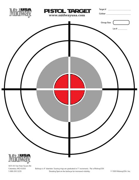 Free Printable Shooting Targets - Free Printable Targets For Shooting ...