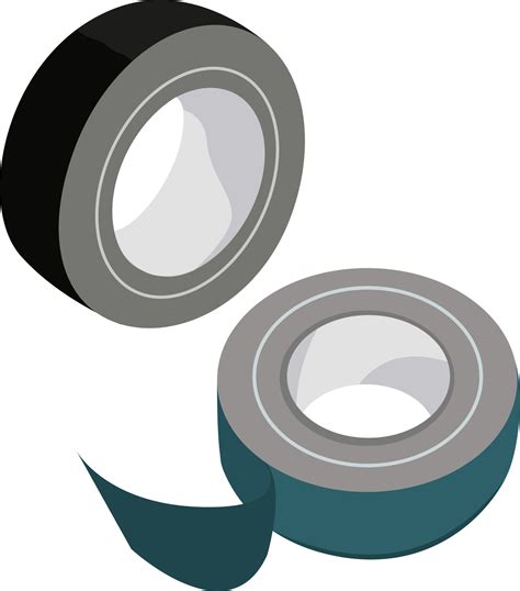 Gaffer tape, illustration, vector on white background 13693769 Vector ...