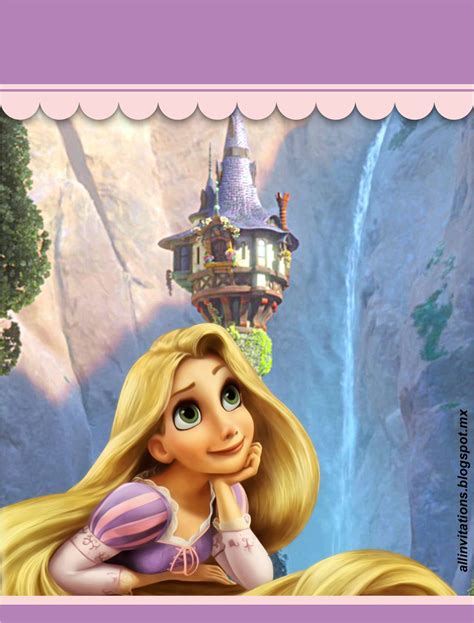 Plantillas de la Princesa Rapunzel Rapunzel Party, Tangled Party, Tangled Princess, Princess ...