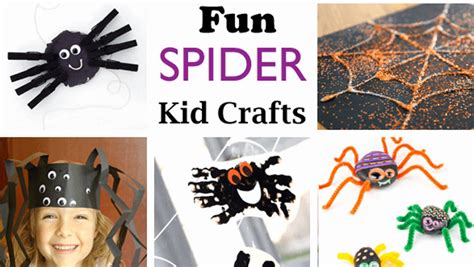 25 Spider Crafts for Kids – Halloween Preschool Fun - A Crafty Life