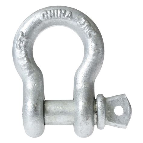 Buy US Cargo Control 1/2 Inch Galvanized Screw Pin Anchor Shackle - Each with a 2 Ton Capacity ...