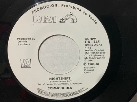 Commodores – Nightshift (1985, Vinyl) - Discogs