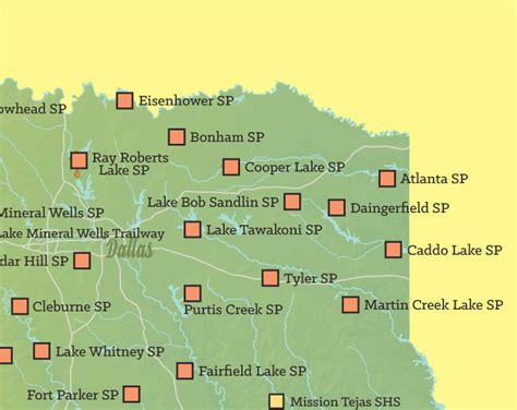 Texas State Parks Map 11x14 Print - Best Maps Ever