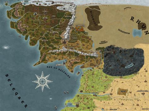 War of the Ring - Map of Middle Earth - V1.2 - WIP : r/inkarnate