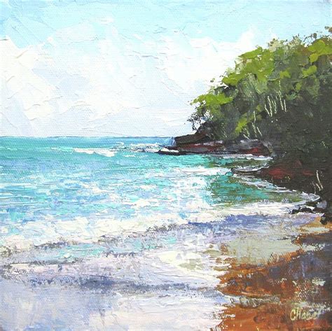 Noosa Heads Main Beach Queensland Australia Painting by Chris Hobel ...